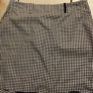 nikegolf nike drfit black and white skirt